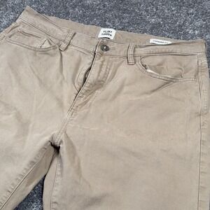 Flint and Tinder Pants Mens 34x33 Tan Tapered Fit Stretch Casual Outdoor *READ*